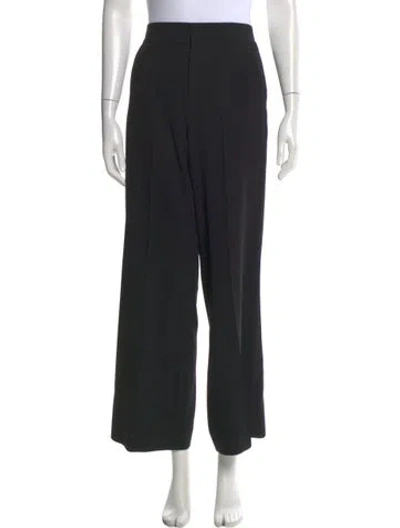 Pre-owned Alice And Olivia Wide Leg Pants In Black