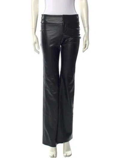 Pre-owned Alice And Olivia Wide Leg Pants In Black