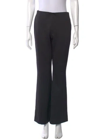 Pre-owned Alice And Olivia Wide Leg Pants In Black
