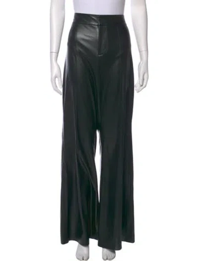 Pre-owned Alice And Olivia Wide Leg Pants In Black