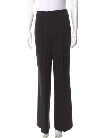 Pre-owned Alice And Olivia Wide Leg Pants In Black