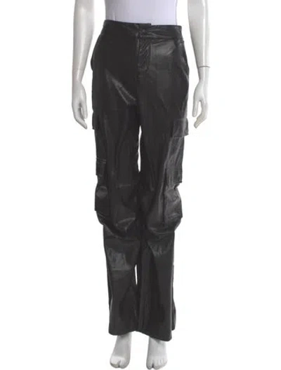 Pre-owned Alice And Olivia Wide Leg Pants In Black