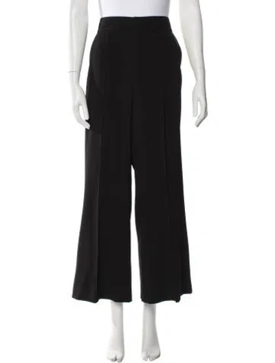 Pre-owned Alice And Olivia Wide Leg Pants In Black