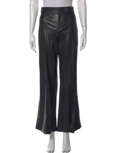 Pre-owned Alice And Olivia Wide Leg Pants In Black