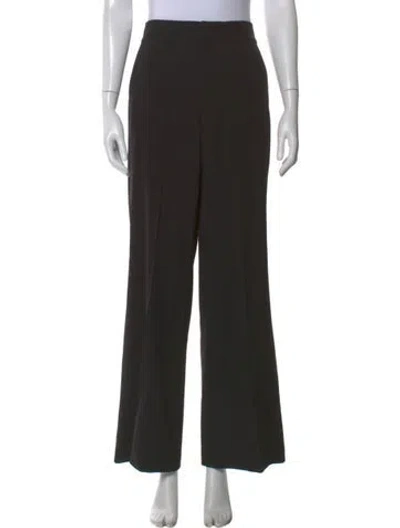 Pre-owned Alice And Olivia Wide Leg Pants In Black