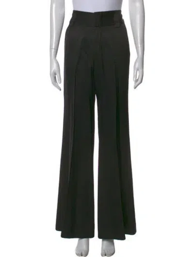 Pre-owned Alice And Olivia Wide Leg Pants In Black