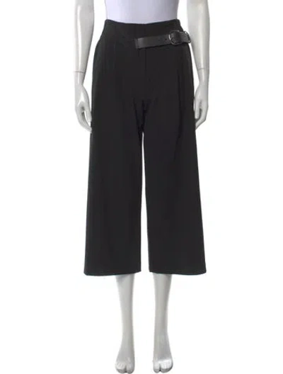 Pre-owned Alice And Olivia Wide Leg Pants In Black