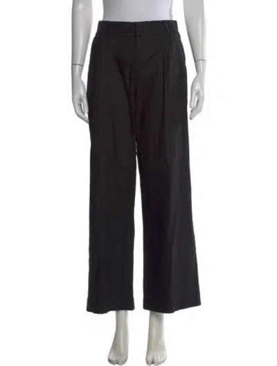 Pre-owned Alice And Olivia Wide Leg Pants In Black