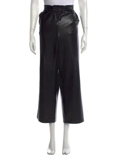 Pre-owned Alice And Olivia Wide Leg Pants In Black