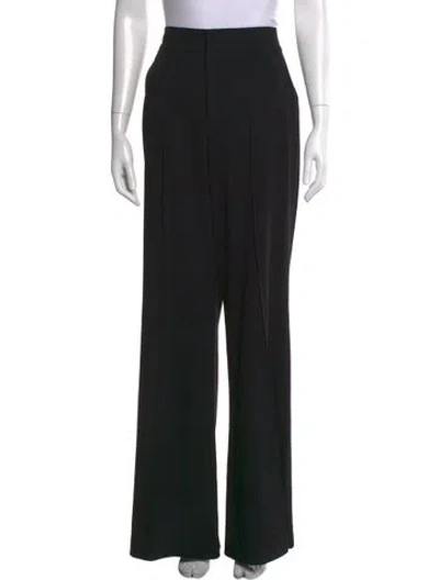 Pre-owned Alice And Olivia Wide Leg Pants In Black