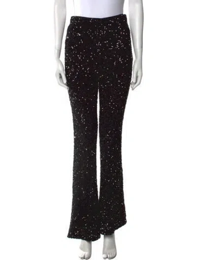 Pre-owned Alice And Olivia Wide Leg Pants In Black