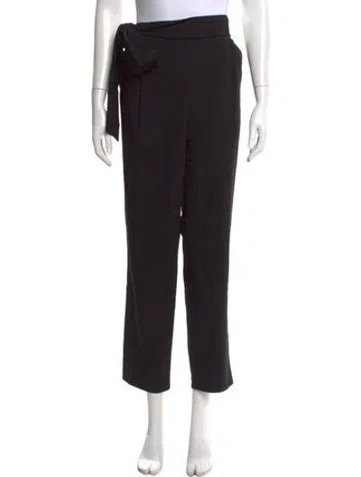 Pre-owned Alice And Olivia Wide Leg Pants In Black