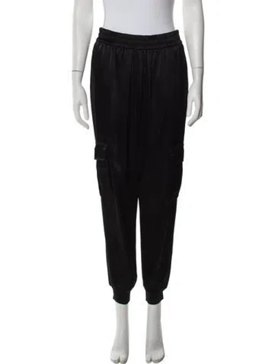 Pre-owned Alice And Olivia Wide Leg Pants In Black