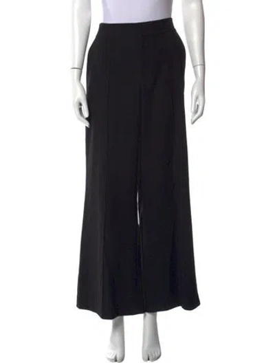 Pre-owned Alice And Olivia Wide Leg Pants In Black