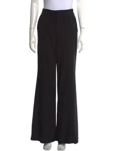 Pre-owned Alice And Olivia Wide Leg Pants In Black