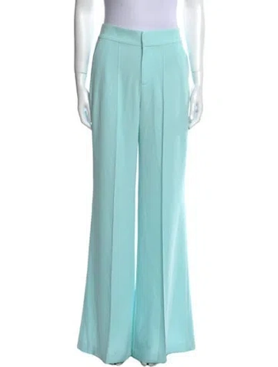 Pre-owned Alice And Olivia Wide Leg Pants In Blue