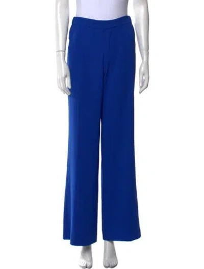 Pre-owned Alice And Olivia Wide Leg Pants In Blue