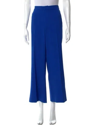 Pre-owned Alice And Olivia Wide Leg Pants In Blue