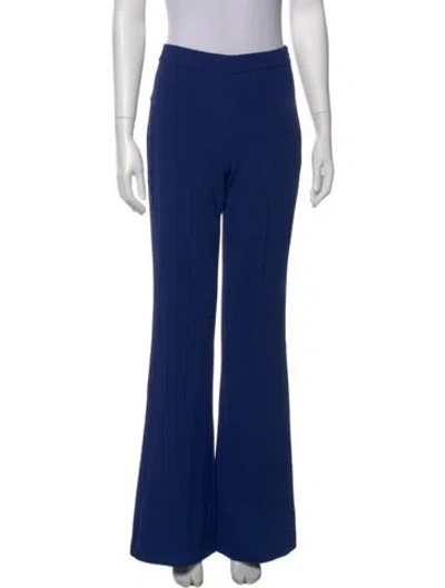 Pre-owned Alice And Olivia Wide Leg Pants In Blue