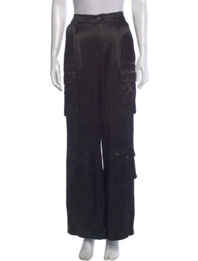 Pre-owned Alice And Olivia Wide Leg Pants In Blue