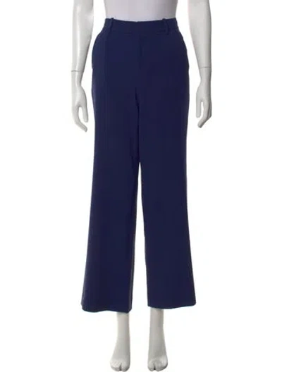 Pre-owned Alice And Olivia Wide Leg Pants In Blue