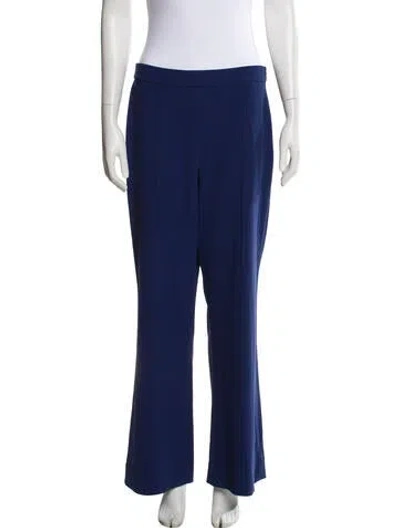 Pre-owned Alice And Olivia Wide Leg Pants In Blue