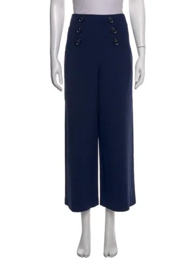Pre-owned Alice And Olivia Wide Leg Pants In Blue