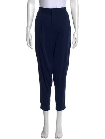 Pre-owned Alice And Olivia Wide Leg Pants In Blue