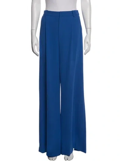 Pre-owned Alice And Olivia Wide Leg Pants In Blue