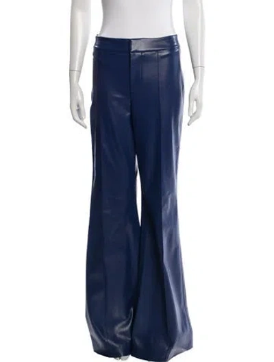 Pre-owned Alice And Olivia Wide Leg Pants In Blue