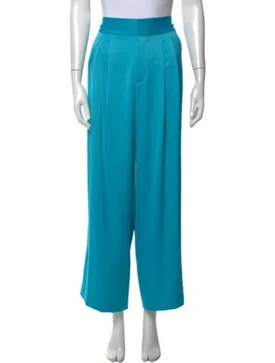 Pre-owned Alice And Olivia Wide Leg Pants In Blue