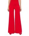 Alice And Olivia Olivia Wide-leg Pants In Bright Ruby