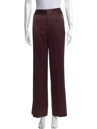 Pre-owned Alice And Olivia Wide Leg Pants In Brown