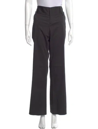 Pre-owned Alice And Olivia Wide Leg Pants In Gray