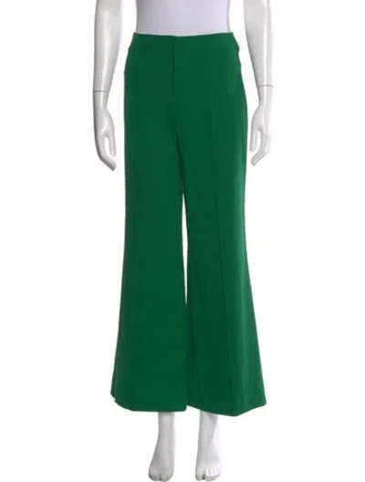 Pre-owned Alice And Olivia Wide Leg Pants In Green