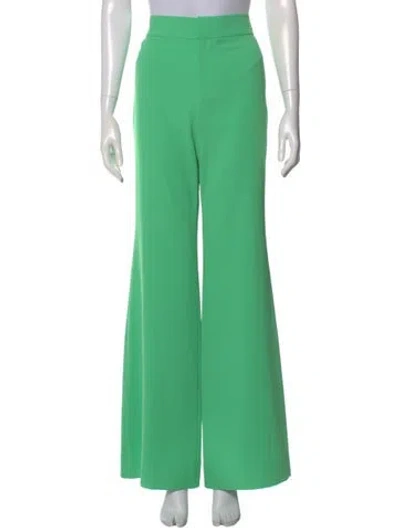 Pre-owned Alice And Olivia Wide Leg Pants In Green