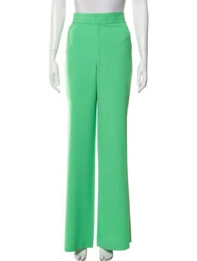 Pre-owned Alice And Olivia Wide Leg Pants In Green