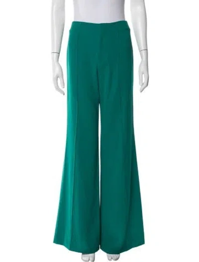 Pre-owned Alice And Olivia Wide Leg Pants In Green