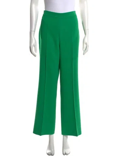 Pre-owned Alice And Olivia Wide Leg Pants In Green