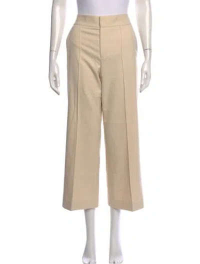 Pre-owned Alice And Olivia Wide Leg Pants In Neutral
