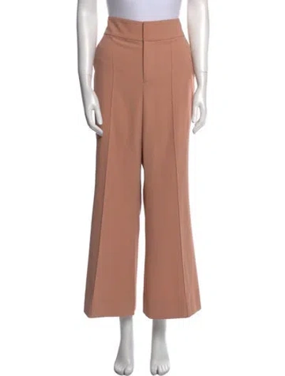Pre-owned Alice And Olivia Wide Leg Pants In Orange