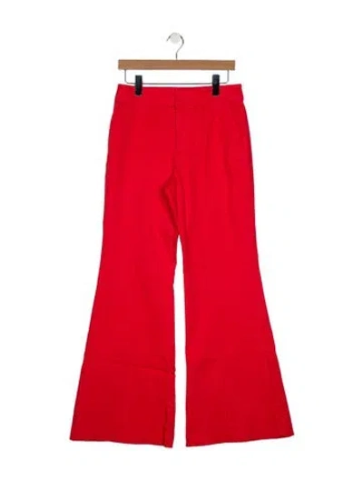 Pre-owned Alice And Olivia Wide Leg Pants In Orange
