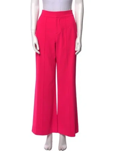 Pre-owned Alice And Olivia Wide Leg Pants In Pink