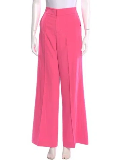 Pre-owned Alice And Olivia Wide Leg Pants In Pink