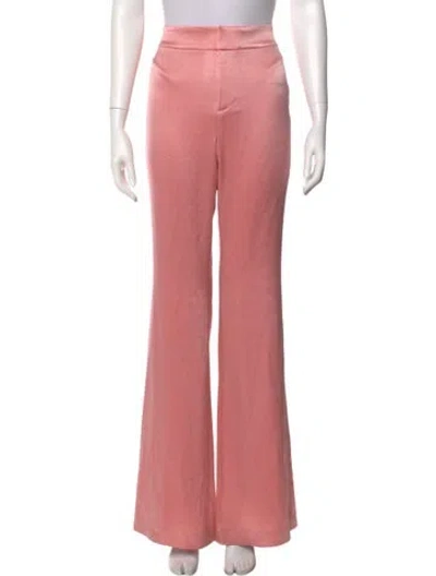 Pre-owned Alice And Olivia Wide Leg Pants In Pink