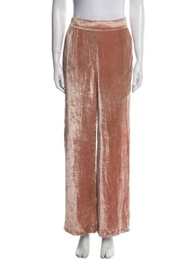 Pre-owned Alice And Olivia Wide Leg Pants In Pink