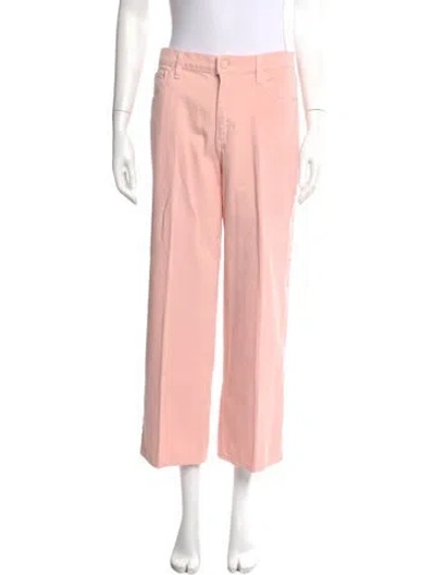 Pre-owned Alice And Olivia Wide Leg Pants In Pink