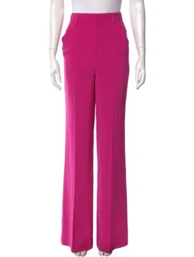 Pre-owned Alice And Olivia Wide Leg Pants In Pink