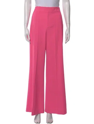 Pre-owned Alice And Olivia Wide Leg Pants In Pink