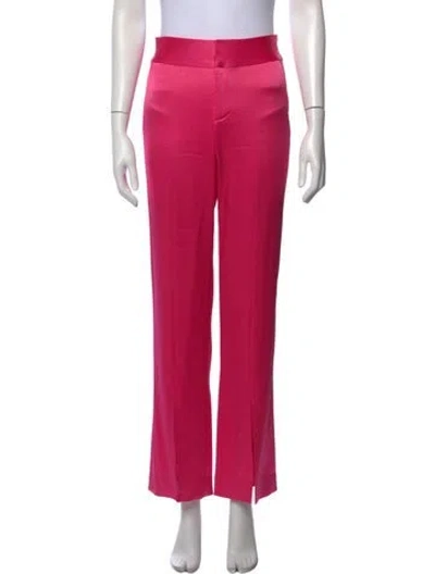 Pre-owned Alice And Olivia Wide Leg Pants In Pink